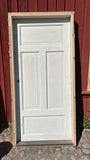 Spegeldörr med karm 98x204 4-sp