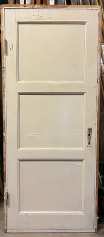Spegeldörr med karm 91,5x213 3-sp