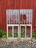 1 par spröjsade fönsterbågar 71x169cm