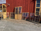 Glasveranda med Pardörr
