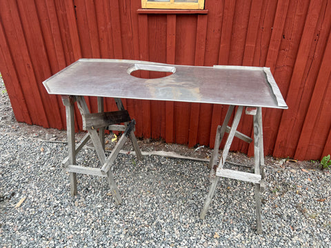 Tunn diskbänk 133 cm