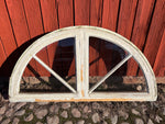 Fast Halvmånefönster i karm 150x75