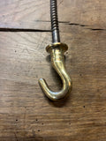 Takkrok mässing 17 cm