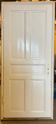 Spegeldörr med karm 100,5x219 5-sp