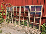4 kopplade fönsterbågar 65x133