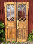Pardörr med krysspröjs 117x200