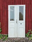 Pardörr med glas 110x238