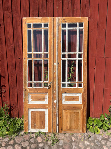 Spröjsad pardörr 112,5x201,5