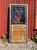 Glasad dörr med karm 99x207
