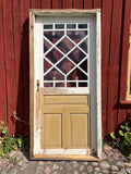 Glasad dörr med karm 99x207