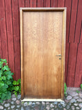 Dörr med karm i Ek 99,5x208
