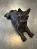 Dörrstopp i gjutjärn katt