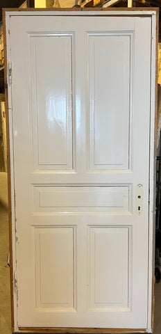 Spegeldörr med karm 100,5x219,5 5-sp