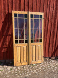 Glasveranda med Pardörr