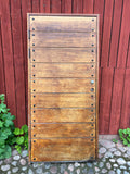 Ytterdörr med karm i teak 99x208