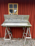 Rostfri diskho med konsoler