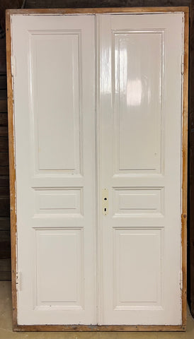 Pardörr med karm 128x231