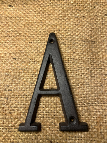 Bokstäver i gjutjärn