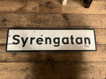 Gatuskylt Syréngatan