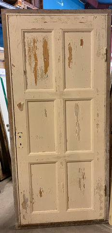 Spegeldörr i karm 102x220 6-sp