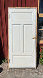 Spegeldörr med karm 98x204 4-sp