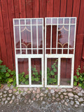 1 par spröjsade fönsterbågar 71x169cm