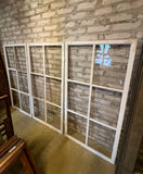 3 st spröjsade fönsterbågar