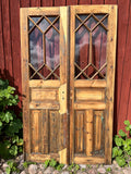 Pardörr med krysspröjs 117x200