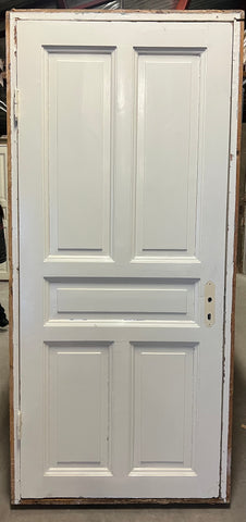 Spegeldörr med karm 100,5x220 5-sp