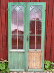 Pardörr med krysspröjs 126x233,5