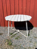 Stort runt trädgårdsbord ø102 cm