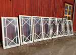 Verandafönster med karm