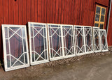 Verandafönster med karm