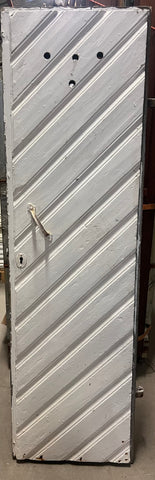 Vit Plankdörr 50x170