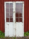 Spröjsad pardörr 128x228