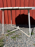 Stort runt trädgårdsbord ø102 cm