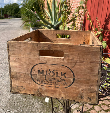 Trälåda Borås Mjölkcentral