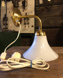 Vägglampa mässing