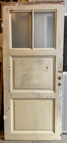 Glasad spegeldörr 91x210