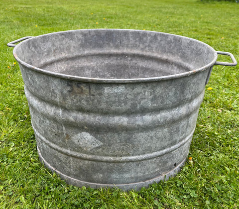 Rund zinkbalja