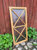 Krysspröjsad fönsterbåge 44,5x93,5
