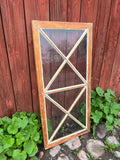 Krysspröjsad fönsterbåge 44,5x93,5