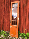 Glasat dörrblad 58x227