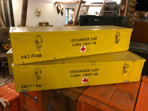 Gul sjukvårdslåda från Försvaret